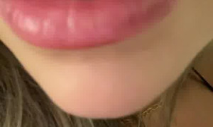 Lily Phillips kissing sweety...