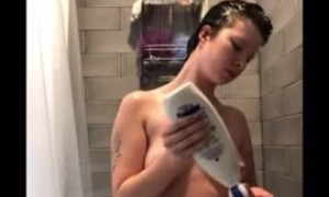 Chloe Woodard nude shower in bathroom New Video Sextape Onlyfans Leak