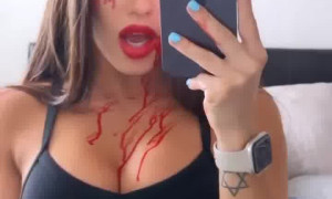 Giovanna Eburneo Bodysuit Zombie Costume Video Leaked