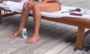 Mia Khalifa Topless Outdoor Feet Teasing Video Leaked