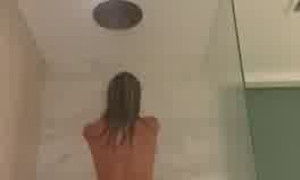 Gabby Epstein Nude shower on bathroom new vid-update