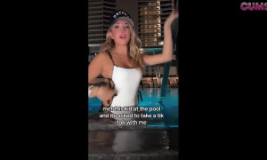 Breckie Hill She Nude Fucked W/ BF In Pool New Sex Tape Leaked