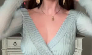 Christina Khalil New Year's Eve Outfits Try-On Video Leaked