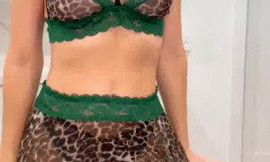 Vicky Stark Animal Print Pussy Tease Onlyfans Video Leaked